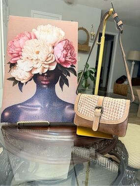 Patricia Nash Tan Woven Shoulder bag